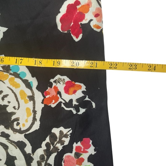 Lauren Ralph Lauren Colorful Paisley Short Sleeve Dress Flowy Artsy Size 6 EUC - Picture 12 of 13